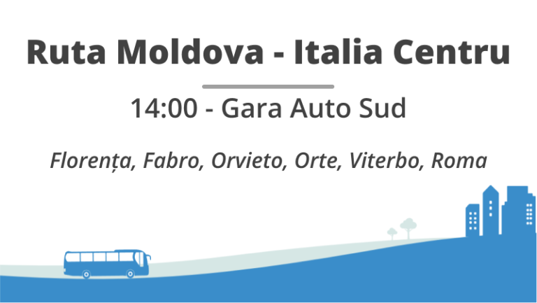 Autocar Moldova - Italia (Centru)