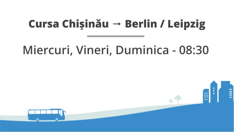 Cursa Chișinău - Berlin - Leipzig